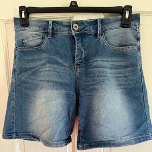 Blue Jean Shorts with Classic Medium Wash